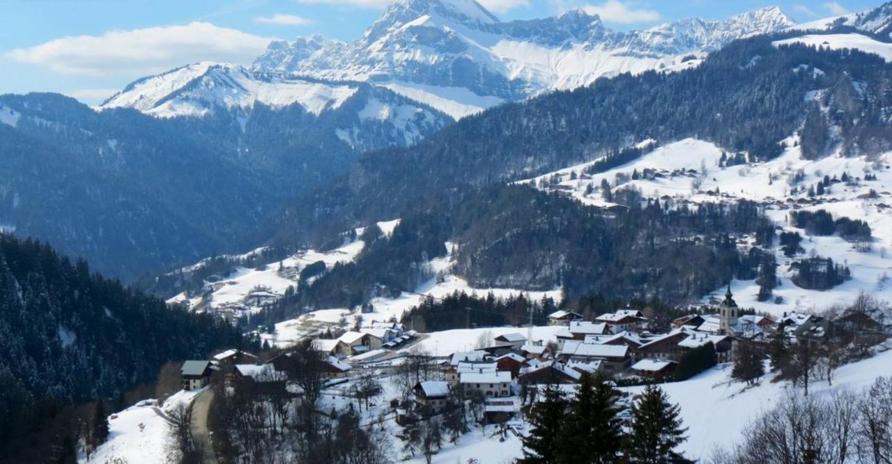 Appartement Confortable Avec Vue Sur La Montagne Notre-Dame-de-Bellecombe Exterior foto